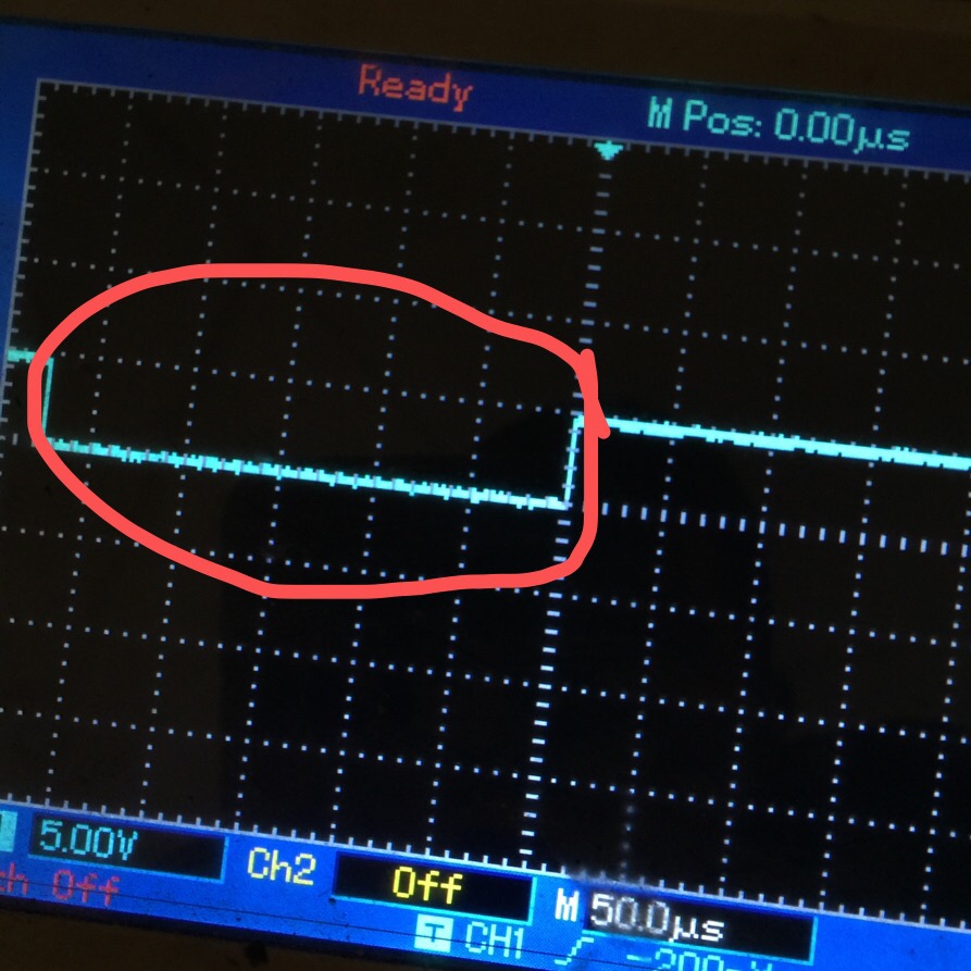 为什么51中断定时器模式2我设置180us定时器不准确？插图(1)